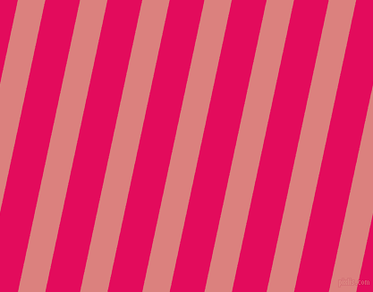 78 degree angle lines stripes, 30 pixel line width, 38 pixel line spacing, Sea Pink and Razzmatazz stripes and lines seamless tileable