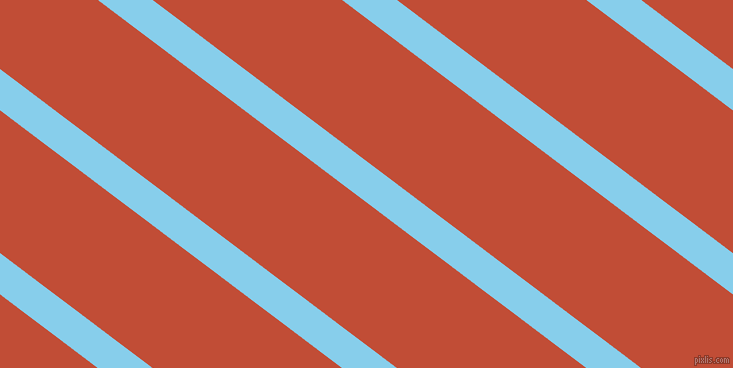 143 degree angle lines stripes, 33 pixel line width, 114 pixel line spacing, Sky Blue and Grenadier stripes and lines seamless tileable