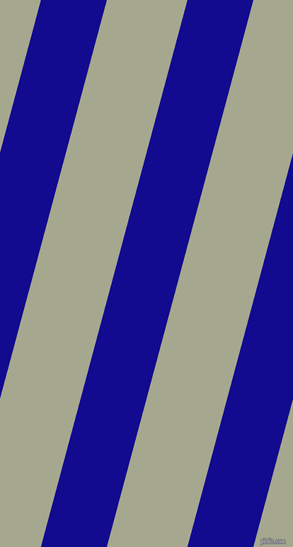 75 degree angle lines stripes, 90 pixel line width, 110 pixel line spacing, Ultramarine and Bud stripes and lines seamless tileable