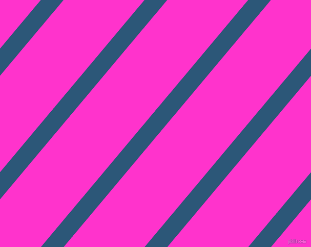 50 degree angle lines stripes, 34 pixel line width, 121 pixel line spacing, Venice Blue and Razzle Dazzle Rose stripes and lines seamless tileable