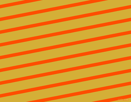 11 degree angle lines stripes, 11 pixel line width, 30 pixel line spacing, Vermilion and Metallic Gold stripes and lines seamless tileable