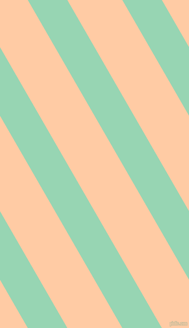 120 degree angle lines stripes, 69 pixel line width, 96 pixel line spacing, Vista Blue and Peach stripes and lines seamless tileable