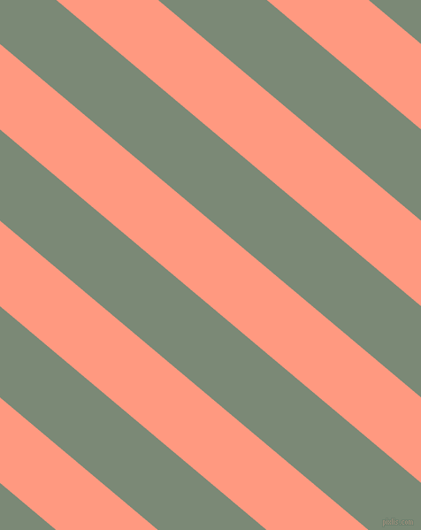 140 degree angle lines stripes, 74 pixel line width, 79 pixel line spacing, Vivid Tangerine and Spanish Green stripes and lines seamless tileable