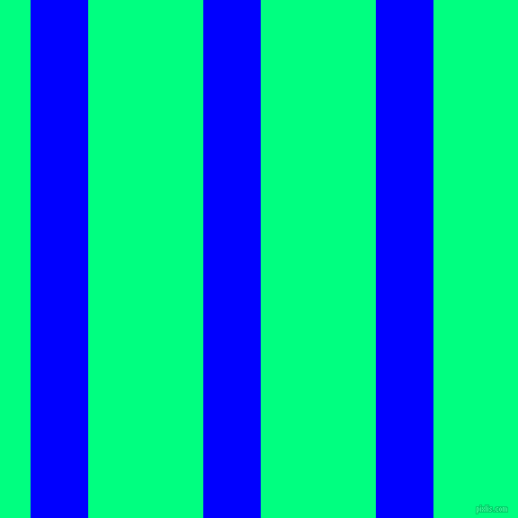 vertical lines stripes, 64 pixel line width, 128 pixel line spacing, Blue and Spring Green vertical lines and stripes seamless tileable