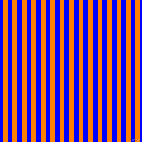 vertical lines stripes, 16 pixel line width, 16 pixel line spacing, Dark Orange and Blue vertical lines and stripes seamless tileable