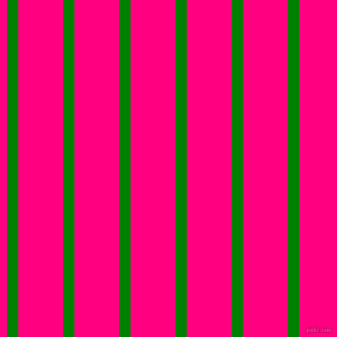vertical lines stripes, 16 pixel line width, 64 pixel line spacing, Green and Deep Pink vertical lines and stripes seamless tileable
