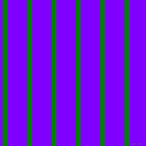 vertical lines stripes, 16 pixel line width, 64 pixel line spacing, Green and Electric Indigo vertical lines and stripes seamless tileable