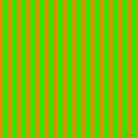 vertical lines stripes, 16 pixel line width, 16 pixel line spacing, Lime and Dark Orange vertical lines and stripes seamless tileable