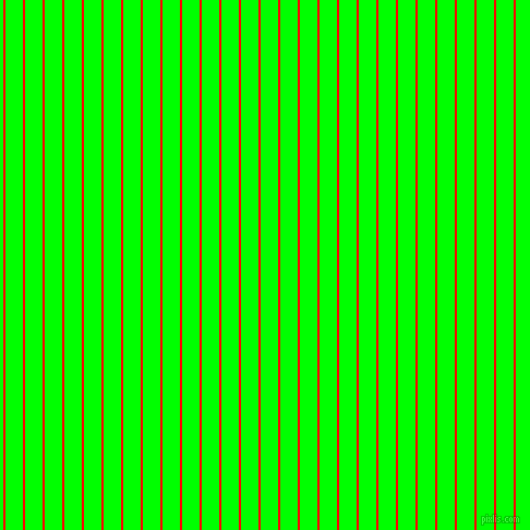 vertical lines stripes, 2 pixel line width, 16 pixel line spacing, Red and Lime vertical lines and stripes seamless tileable