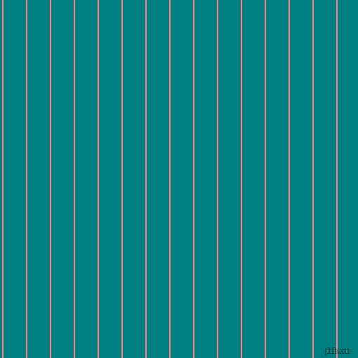 vertical lines stripes, 2 pixel line width, 32 pixel line spacing, Salmon and Teal vertical lines and stripes seamless tileable