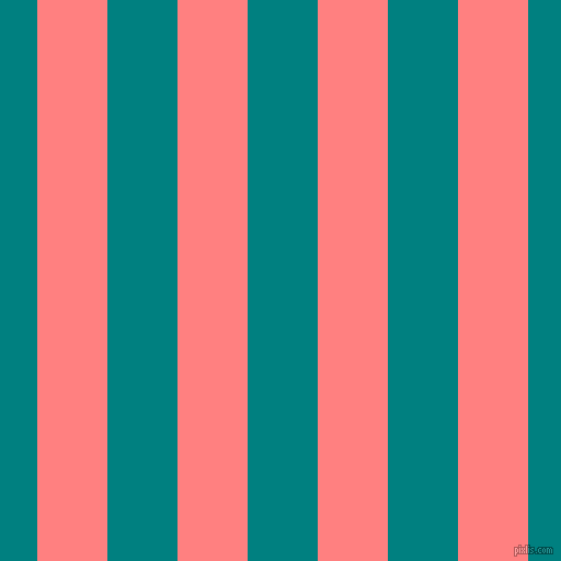 vertical lines stripes, 64 pixel line width, 64 pixel line spacing, Salmon and Teal vertical lines and stripes seamless tileable