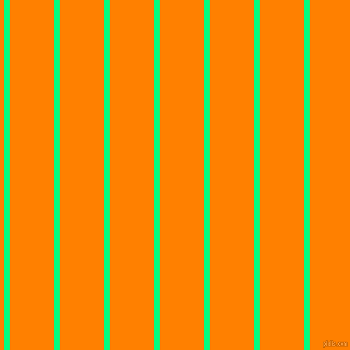 vertical lines stripes, 8 pixel line width, 64 pixel line spacing, Spring Green and Dark Orange vertical lines and stripes seamless tileable