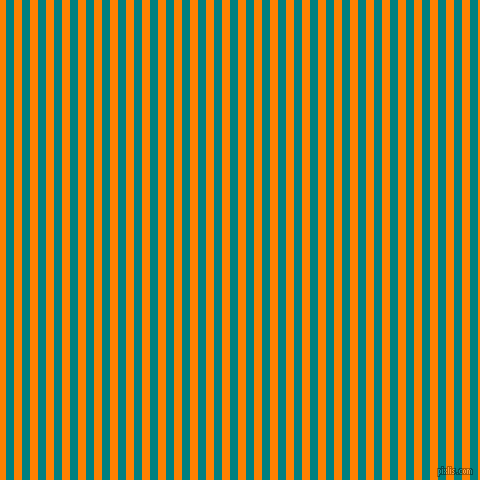 vertical lines stripes, 8 pixel line width, 8 pixel line spacing, Teal and Dark Orange vertical lines and stripes seamless tileable