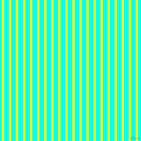 vertical lines stripes, 8 pixel line width, 16 pixel line spacing, Yellow and Aqua vertical lines and stripes seamless tileable