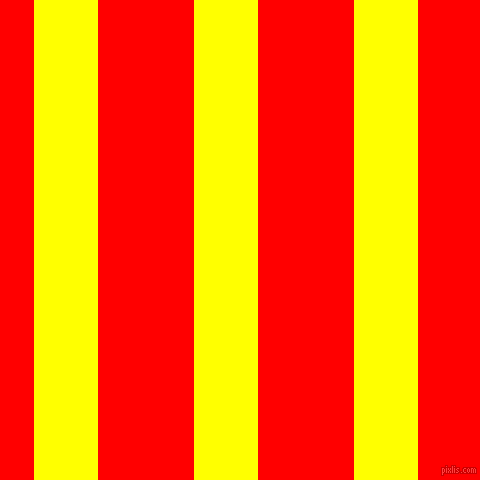 vertical lines stripes, 64 pixel line width, 96 pixel line spacing, Yellow and Red vertical lines and stripes seamless tileable