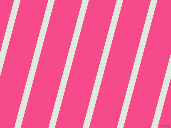 75 degree angle lines stripes, 26 pixel line width, 111 pixel line spacing, Apple Green and French Rose angled lines and stripes seamless tileable