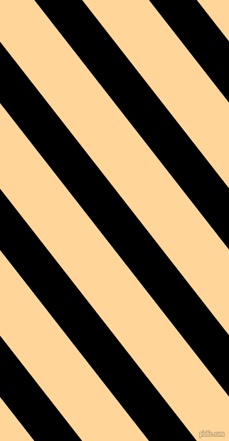 128 degree angle lines stripes, 53 pixel line width, 74 pixel line spacing, Black and Caramel angled lines and stripes seamless tileable