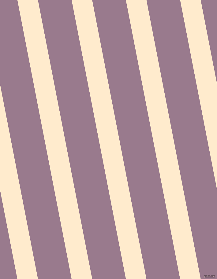 101 degree angle lines stripes, 66 pixel line width, 108 pixel line spacing, Blanched Almond and Mountbatten Pink angled lines and stripes seamless tileable