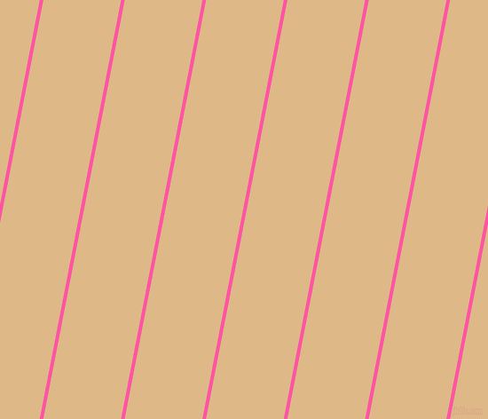 79 degree angle lines stripes, 4 pixel line width, 86 pixel line spacing, Brilliant Rose and Burly Wood angled lines and stripes seamless tileable