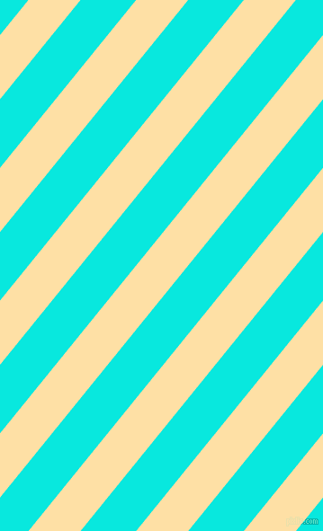 51 degree angle lines stripes, 45 pixel line width, 48 pixel line spacing, Cape Honey and Bright Turquoise angled lines and stripes seamless tileable