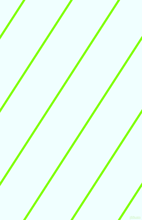 57 degree angle lines stripes, 7 pixel line width, 125 pixel line spacing, Chartreuse and Azure angled lines and stripes seamless tileable