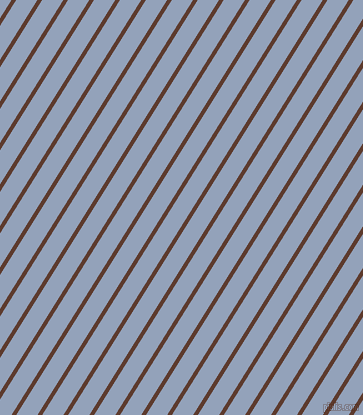 58 degree angle lines stripes, 4 pixel line width, 18 pixel line spacing, Cioccolato and Rock Blue angled lines and stripes seamless tileable