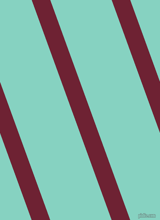 110 degree angle lines stripes, 36 pixel line width, 119 pixel line spacing, Claret and Bermuda angled lines and stripes seamless tileable