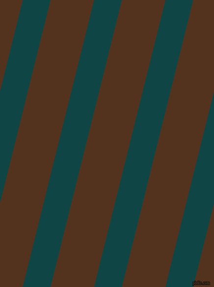76 degree angle lines stripes, 55 pixel line width, 86 pixel line spacing, Cyprus and Brown Bramble angled lines and stripes seamless tileable