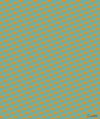 19 degree angle lines stripes, 4 pixel line width, 12 pixel line spacing, Dark Orange and Tradewind angled lines and stripes seamless tileable