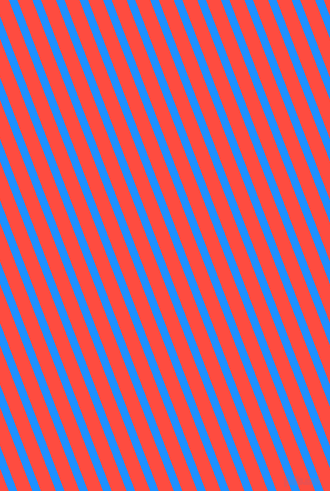 111 degree angle lines stripes, 8 pixel line width, 14 pixel line spacing, Dodger Blue and Sunset Orange angled lines and stripes seamless tileable