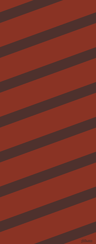 20 degree angle lines stripes, 33 pixel line width, 74 pixel line spacing, Espresso and Burnt Umber angled lines and stripes seamless tileable