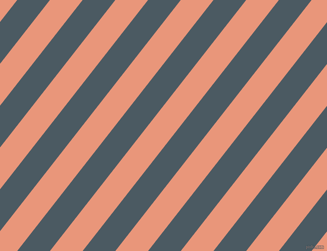 52 degree angle lines stripes, 51 pixel line width, 51 pixel line spacing, Fiord and Dark Salmon angled lines and stripes seamless tileable