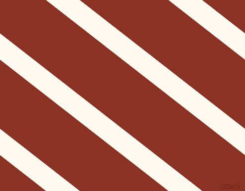 142 degree angle lines stripes, 42 pixel line width, 110 pixel line spacing, Floral White and Burnt Umber angled lines and stripes seamless tileable