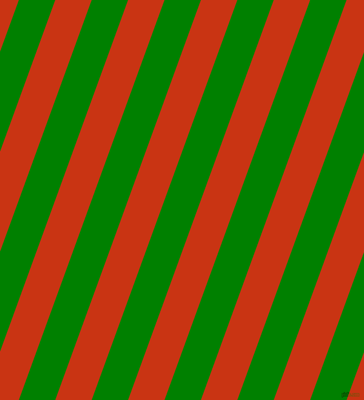70 degree angle lines stripes, 69 pixel line width, 69 pixel line spacing, Green and Harley Davidson Orange angled lines and stripes seamless tileable