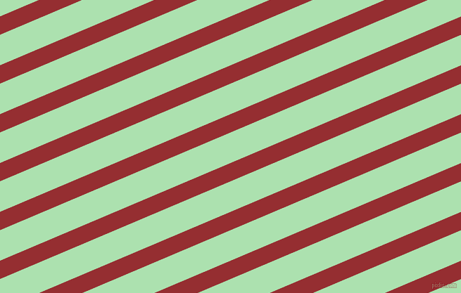 23 degree angle lines stripes, 24 pixel line width, 40 pixel line spacing, Guardsman Red and Celadon angled lines and stripes seamless tileable