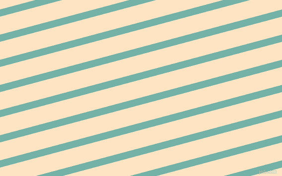 15 degree angle lines stripes, 14 pixel line width, 35 pixel line spacing, Gulf Stream and Bisque angled lines and stripes seamless tileable