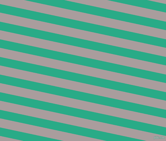 168 degree angle lines stripes, 27 pixel line width, 29 pixel line spacing, Jungle Green and Nobel angled lines and stripes seamless tileable