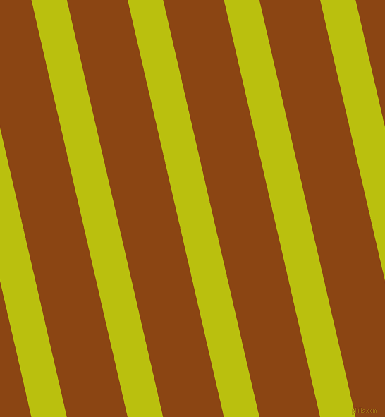 103 degree angle lines stripes, 49 pixel line width, 84 pixel line spacing, La Rioja and Saddle Brown angled lines and stripes seamless tileable