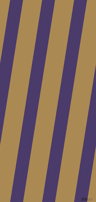 81 degree angle lines stripes, 42 pixel line width, 62 pixel line spacing, Meteorite and Teak angled lines and stripes seamless tileable