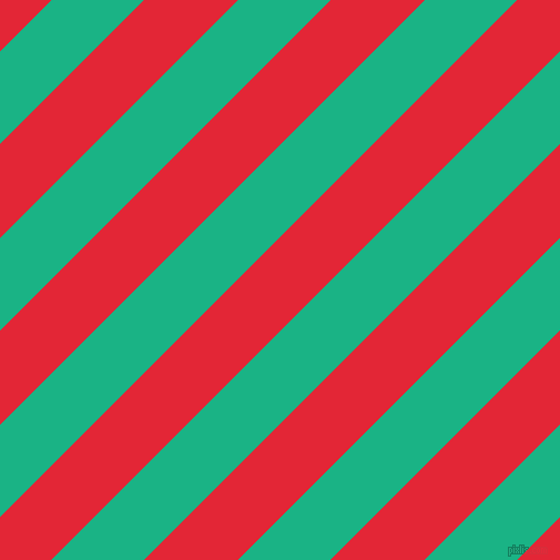 45 degree angle lines stripes, 59 pixel line width, 60 pixel line spacing, Mountain Meadow and Alizarin angled lines and stripes seamless tileable