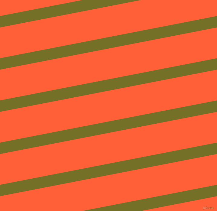 11 degree angle lines stripes, 37 pixel line width, 100 pixel line spacing, Olivetone and Outrageous Orange angled lines and stripes seamless tileable