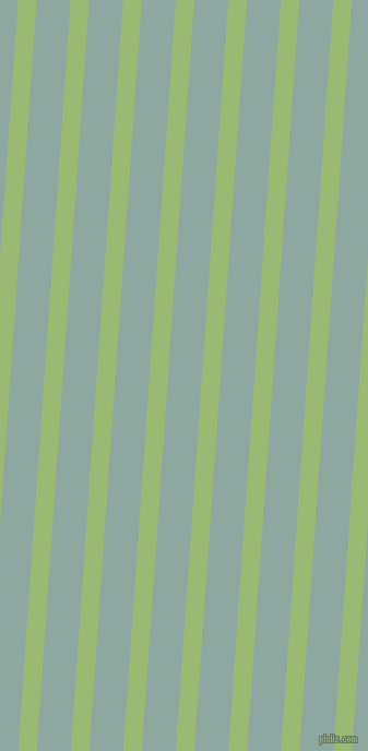 86 degree angle lines stripes, 17 pixel line width, 31 pixel line spacing, Olivine and Cascade angled lines and stripes seamless tileable