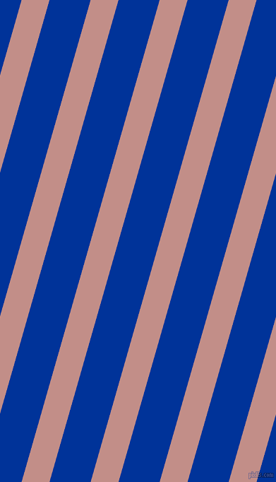74 degree angle lines stripes, 38 pixel line width, 56 pixel line spacing, Oriental Pink and Smalt angled lines and stripes seamless tileable