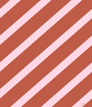 41 degree angle lines stripes, 27 pixel line width, 50 pixel line spacing, Pig Pink and Flame Pea angled lines and stripes seamless tileable