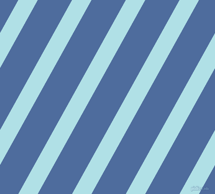 61 degree angle lines stripes, 34 pixel line width, 60 pixel line spacing, Powder Blue and San Marino angled lines and stripes seamless tileable