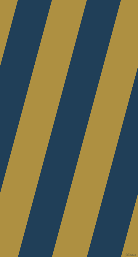 75 degree angle lines stripes, 111 pixel line width, 114 pixel line spacing, Regal Blue and Turmeric angled lines and stripes seamless tileable