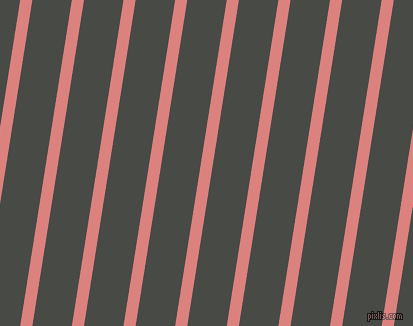 81 degree angle lines stripes, 12 pixel line width, 39 pixel line spacing, Sea Pink and Armadillo angled lines and stripes seamless tileable