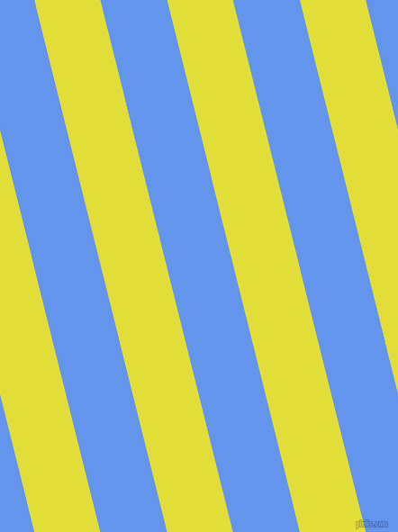 104 degree angle lines stripes, 71 pixel line width, 72 pixel line spacing, Starship and Cornflower Blue angled lines and stripes seamless tileable