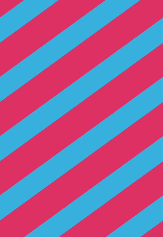 36 degree angle lines stripes, 68 pixel line width, 92 pixel line spacing, Summer Sky and Cerise angled lines and stripes seamless tileable