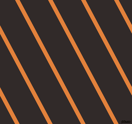 118 degree angle lines stripes, 16 pixel line width, 99 pixel line spacing, Tree Poppy and Livid Brown angled lines and stripes seamless tileable